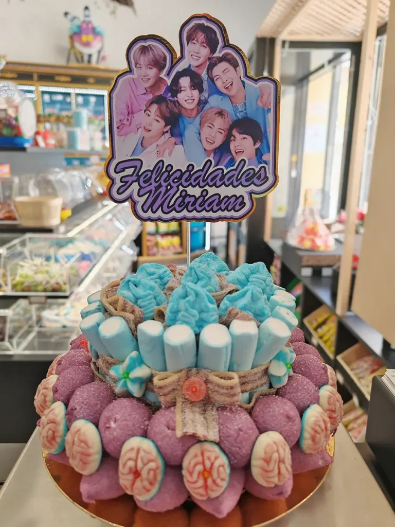 Pastel de chuches K-Pop